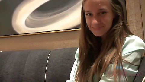 Hot and sexy coed fucking in pussy