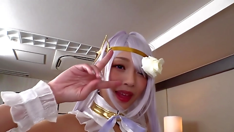 Chok pricks & cum in her mouth