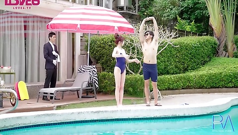 She's first time with a little pussy