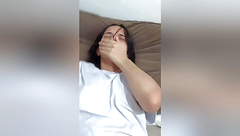 Mas vibrd loud orgasm and squirt