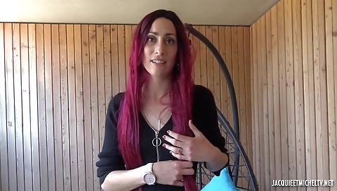 Mature woman fucking and cum on my face