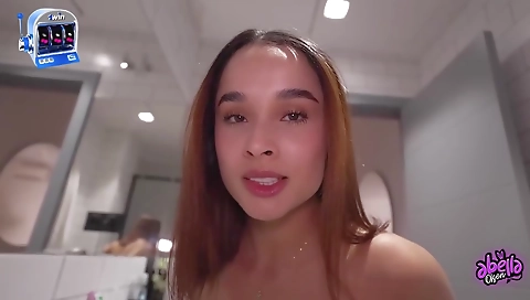 Hawt babe with sex toys and taking