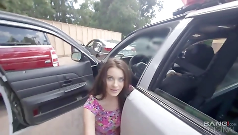 Hawt fuck with a sexy brunette