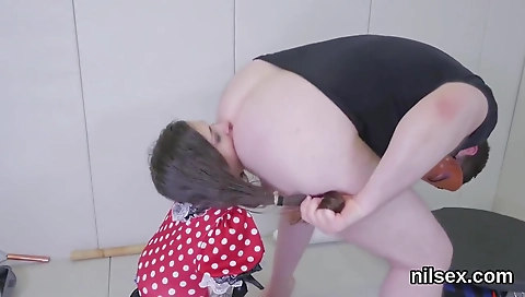 Hotie blonde's sexy efforts weekses