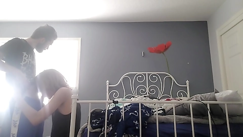 Sexy dark brown drilled on a massage tabl kel