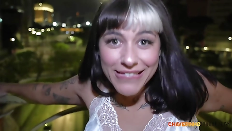 Sexy chick gets fucked in all holes