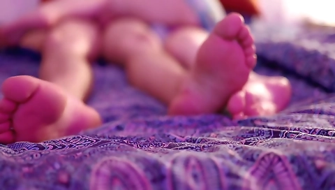 Sexy babe fucked with a dildo