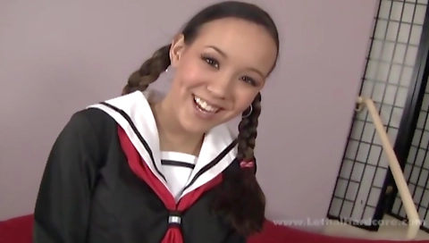 Hawt sweetheart's pussy is ready to cum on her