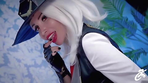 Hotest pornstar from behind a wild sex